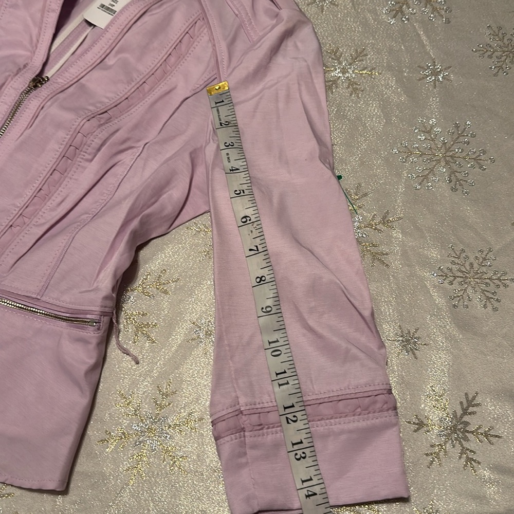 White House Black Market lavender jacket sz 10p color purple - Picture 10 of 11